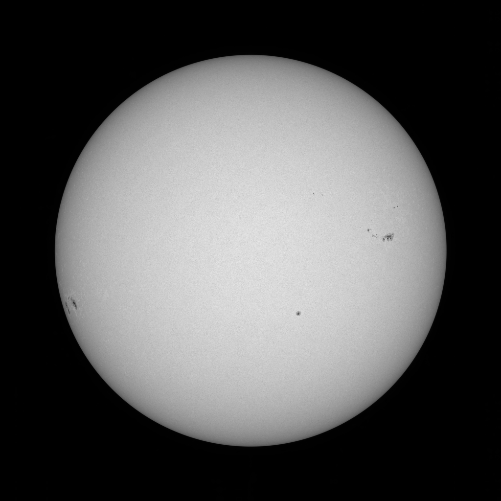Solar disk and sunspots — SDO/HMI