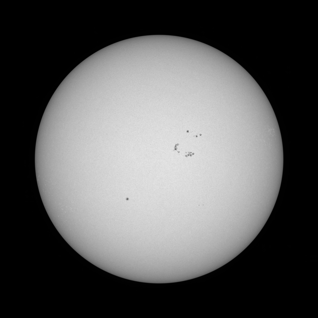 Solar disk and sunspots — SDO/HMI