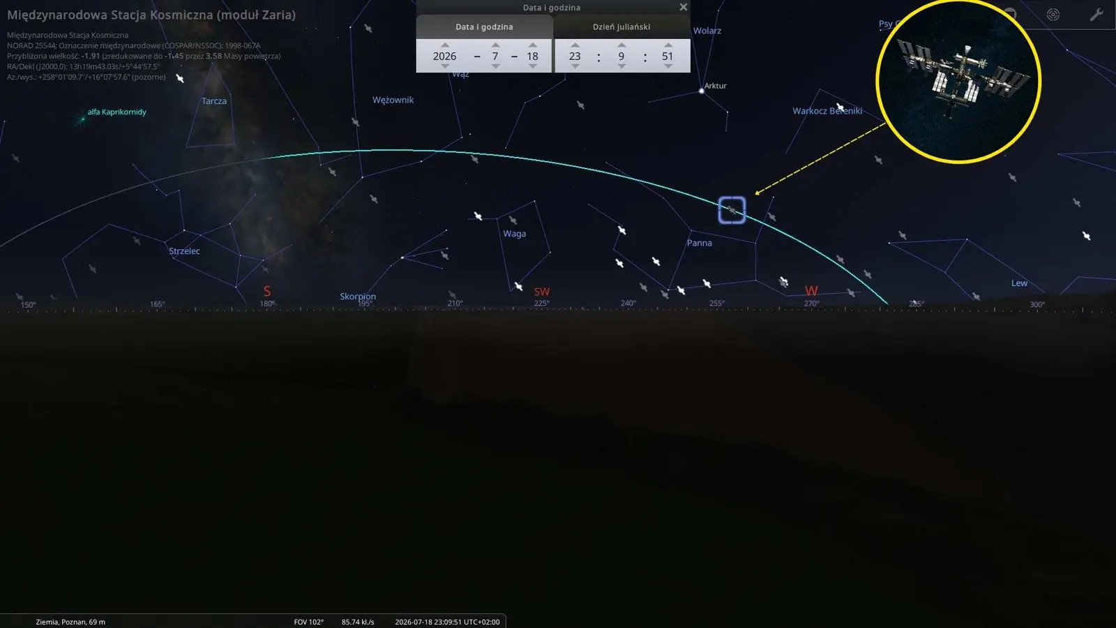 Mapa nieba - skylep